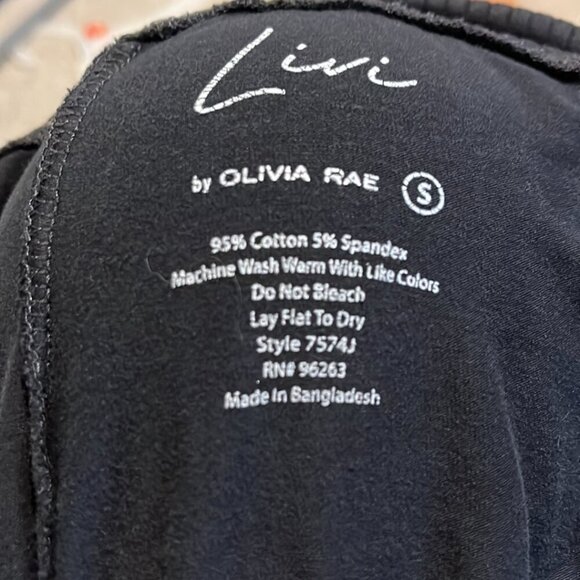 High Waisted Faux Leather Leggings & Moto Ribbed Leggings Small - Picture 8 of 12